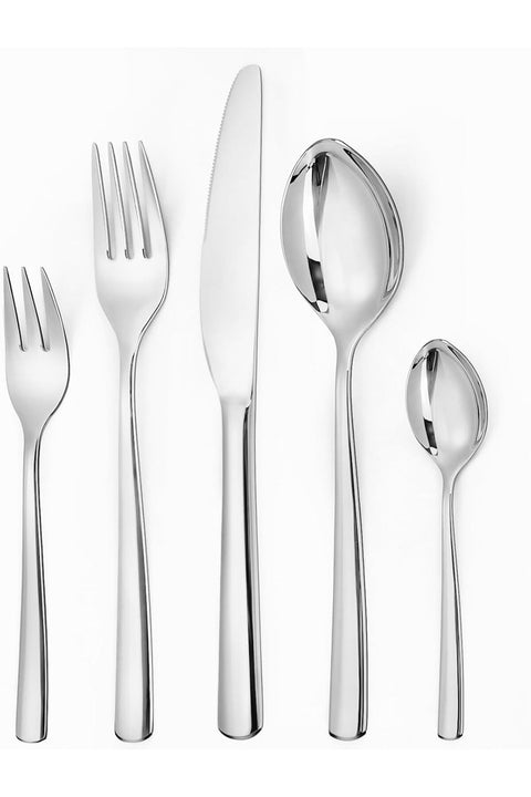 Cutlery Set for 12 People, 60 Piece Stainless Steel Cutlery Set with Knife, Fork, Spoon, Mirror Polishing