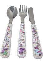 Unicorn Dinner Set 5 Piece Kids Dinner Set Tableware Lunch Reusable Plate Cutlery Bowl Tumbler Cup Tray Lightweight Premium Dinnerware Set