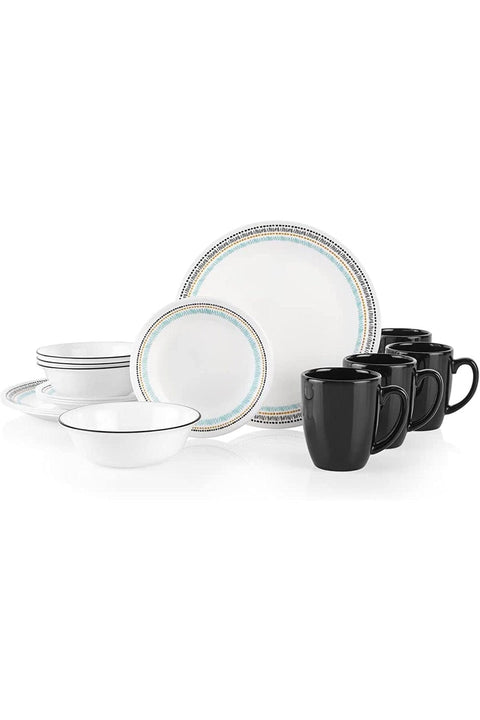 Paloma 16 Piece Dinnerware Set Service for 4 Multicolour
