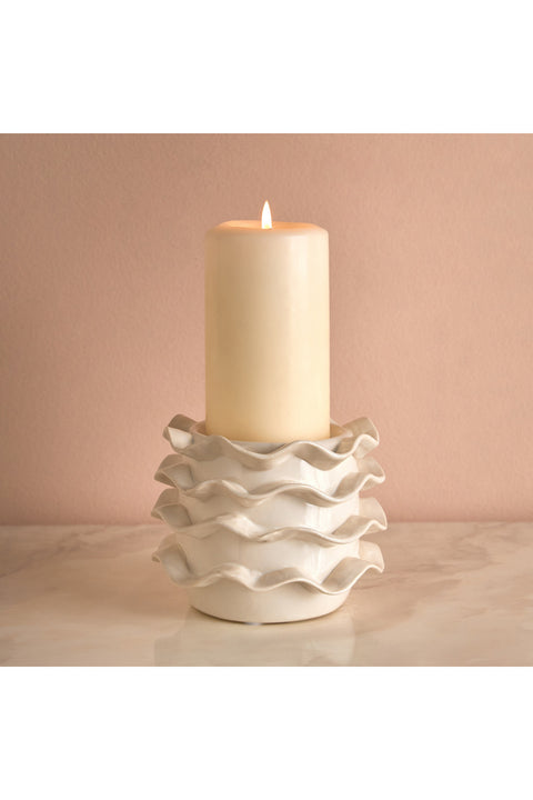 Lotus Pillar Candleholder