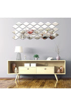 3D Tear Drop Mirror Wall Stickers, 30Pcs Acrylic Removable Silver Decorative Mirrors for Home, Living Room, Bathroom, Office, Dormitory, Peel and Stick Wall Decals