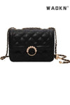 New Fashion Pearl Chain Women's Multifunctional Shoulder Bag, Women Shoulder Bag Satchel Female Handbag for Party Birthday Work