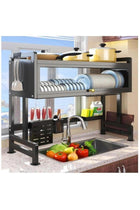 Steel dish drying and storage rack