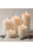 New In Led Candle 7X10Cm Ivory