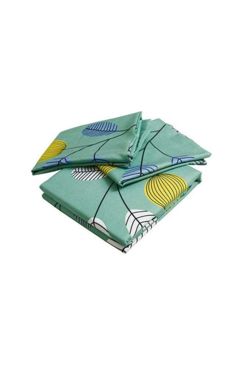 3-Piece Bedsheet Set Double Size 1xBedsheet( 240x254 Cm), 2xPillow Case( 50x75 Cm) Polyester