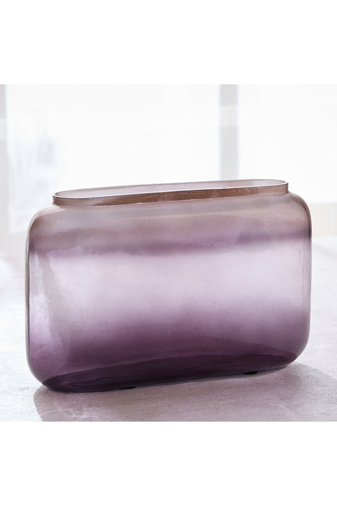 Nouf Midnight Glass Vase - 19 cm