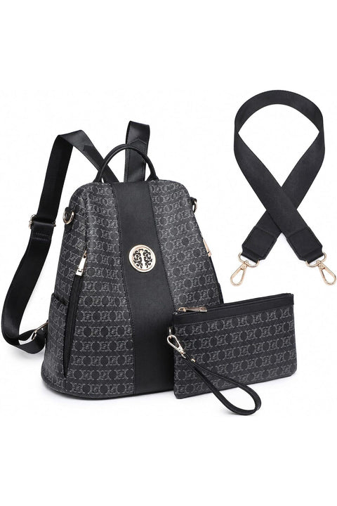MKP COLLECTION Women Fashion Backpack Purse Multi Pockets Anti-Theft Rucksack