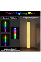 Smart LED Floor Lamp, RGB Color Changing, APP & Remote Control, 41 Inch DIY Mode