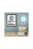 Every Day We Get24 Hours1,440 Minutes86,400 Seconds Non-Refundable Non Renewable Use It With Intention - Motivational Quotes Frames For Office, Home, Student – (14 X 11 Inches)