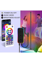 Remote Control Bluetooth Version RGBIC LED Floor Lamp For Corner Standing, Bedroom and Bedside Decoration Living Room 1.6 Meter