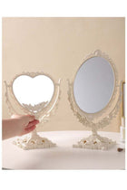 Makeup mirror, desktop large mirror, household rotating vanity mirror
