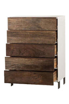 Bedroom Makeup Vanity Luxurious - Brown/White/Black Ronald Collection - Dresser For Hairstyle Brown 91x127x53cm