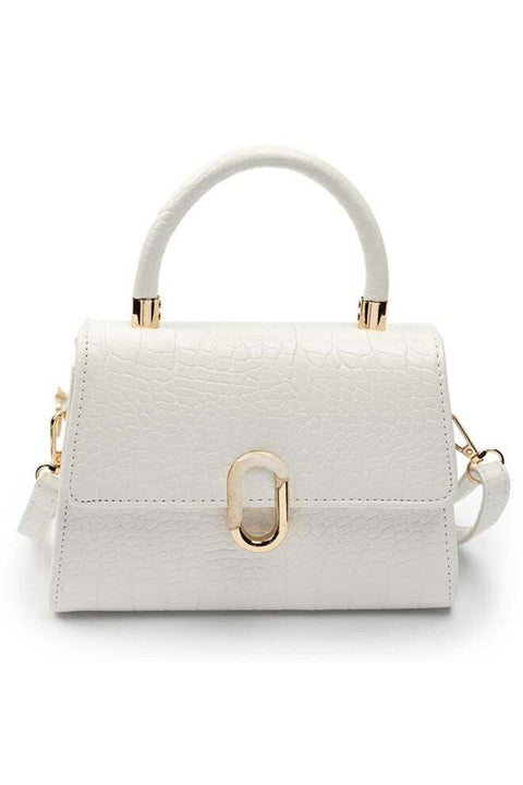 Women's Crocodile Pattern Shoulder Bag, Ladies PU Leather Crossbody Bag Sling Bag Side Bag Carry Bag