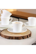 DC3403 Opalware Cup and Saucer Set 12-Pieces