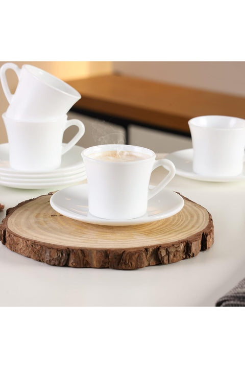 DC3403 Opalware Cup and Saucer Set 12-Pieces