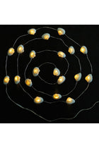 Marketplace New In Holiday Sea Shell Garland Wreath Battery Operated LED Fairy String Lights - Yellow