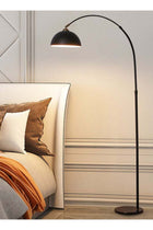 Creative Dome Atmosphere Standing Floor Lamp Modern Marble Base Black
