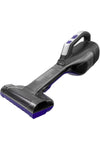 BLACK+DECKER Flash Handheld Vacuum, LED Debris Light, 12V Cordless, Quick Empty Bowl, Powered Pet Brush and Cervice Tool Attachment, DVD320BP-GB