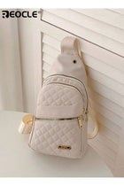 Women's Quilted Sling Bag with Multi-Zip Pockets Stylish Functional Bag for Daily & Outdoor Use