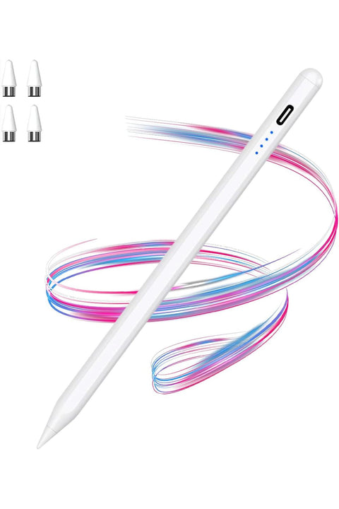 Universal Stylus Pens for Touch Screens POM Tip Magnetic iPad Pencil Rechargeable Tablet Pencil Active Stylus Pen for Android/iPad/Pro/Air/Mini/iPhone/Samsung/Lenovo/iOS/and Other Smartphone Devices