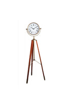 New In Metal Mdf Stand Wooden Floor Clock 57x49.5x178Cm