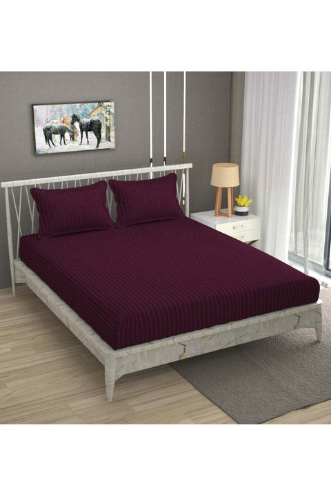 Premium King Size Fitted Bedsheet Set with 2 Pillowcases – Luxury Soft Microfiber Bedding