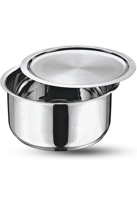 Stainless Steel 304 Grade Tope with Lid - 24 cm, 5.3 L (Induction Friendly)