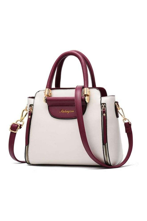 Women's Versatile Contrast Color Crossbody Bag, Ladies Large Capacity Shoulder Bag Handbag Tote Bags