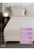 Bedding Fitted Sheet - Twin Bed (120x200 Cm), 2 Pcs (1 Fitted Sheet, 1 Pillowcase), 30 Cm Deep Pocket
