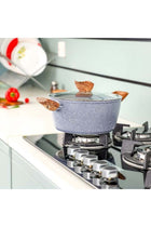 26cm Essential Casserole Non-Stick Aluminum Cookware with Granite Coating
