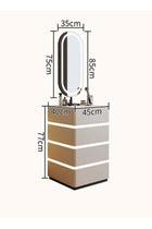 Deal Dressing Table with LED Mirror & Shoe Changing Stool