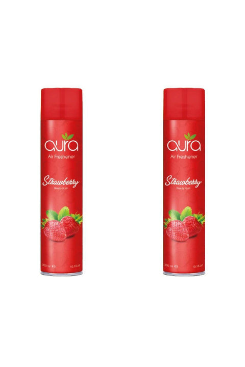Marketplace Air Freshener Regular - Strawberry - 300 Ml - Set of 02