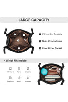 Women Soft Genuine Leather Totes Hobo Shoulder Bag Purses Handbags with Top Magnetic Snap Closure