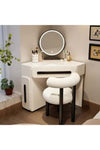 Deal keke Luxury Dressing Table with LED Smart Mirror – Ideal for Bedrooms and Makeup Corners