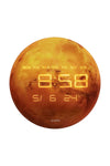 New In Moon Led Digital Wall Clock 32X32X3.2Cm Orange