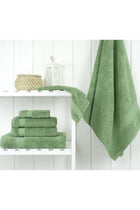 Safi Plus Towel Set Luxury Hotel Quality 500 GSM Genuine Combed Cotton, Super Soft & Absorbent Family Bath Towels 6 Piece Set - 2 Bath Towels, 2 Hand Towels, 2 Washcloths - Sage Green