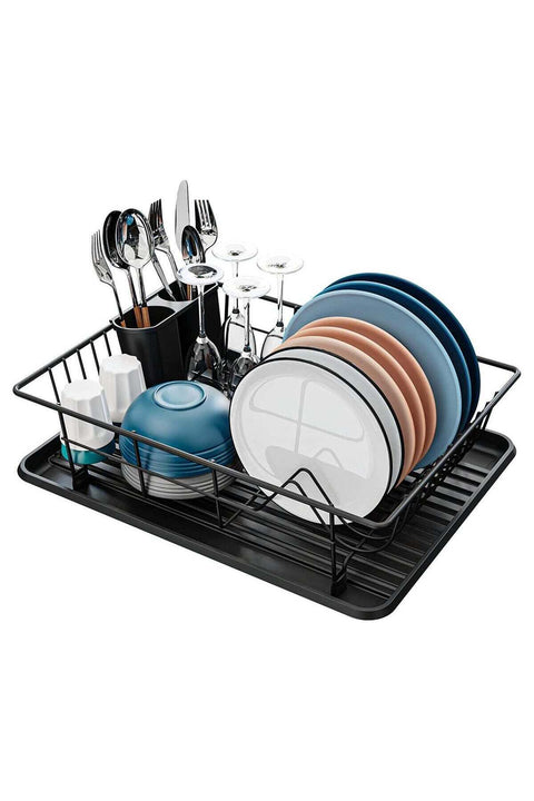 S2C Dish Rack Dish Drying Stand Dish Drainer Plate Rack Dish Kitchen Organizer Dish Drying Rack Countertop Large Antibacterial Kitchen Utensils Dish Racks Dish Stand