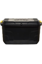 Storage Box With Wheels, Black, 75 Liters, 77 X 42 X 40 Cm, HTC-STR-750