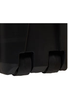 Storage Box With Wheels, Black, 75 Liters, 77 X 42 X 40 Cm, HTC-STR-750
