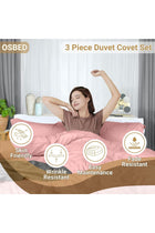 Luxury 3 Piece Duvet Cover Set for Bedrooms & Home Decor | 1 Super Soft Duvet Cover, 2 Hotel Quality Pillow Shams