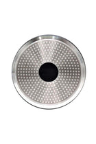 Essential Cast Aluminum 20 Cm Casserole With Glass Lid | Non Stick Induction-Based Stockpot With Lid black