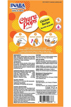 Churu Pops, Grain-Free, Soft, Moist and Chewy Jelly Cat Treats with Vitamin E, 0.54 Ounces Each, 24 Tubes (4 per Pack), Chicken Recipe