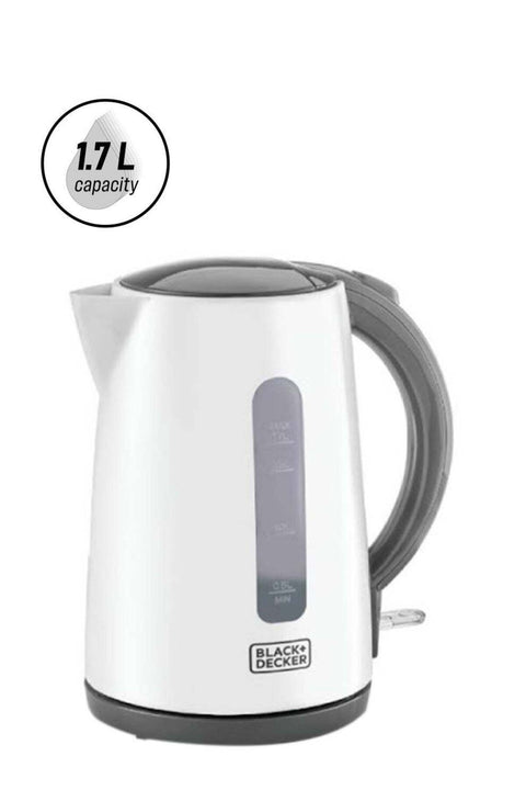 BLACK+DECKER Cordless Electric Kettle, Quick Boiling, Lightweight, 360° Swivel, Auto Shut-Off, Boil-Dry, 1.7 L 2200 W