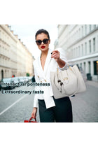 3PCS Women's Bag Set – Large Tote + Medium Crossbody + Small Clutch – Stylish Multi-Use PU Leather Handbag Collection for Travel, Work, Shopping & Daily Outings – Gift for Her