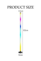 Corner Floor Lamp with Remote & App Control, RGB Floor Lamp for living Room, Bedroom, Outdoor