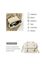 Women's Large Capacity Shoulder Bag, Ladies PU Leather Crossbody Bag Sling Bag Side Bag Carry Bag