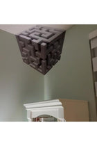 Optical Illusion Corner Wall Decal 3D Wall Art, Removable Stereoscopic Cube Wall Stickers, Wall Art That Reshapes Reality, Modern Home Decor Stickers for Living Room, Office