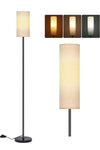 Floor Lamp 3 Color Temperature Modern LED Standing Lamp Linen Lampshade Elegant High Light Stepless Dimming Floor Lamp