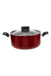 Safecook Non-Stick Covered Stockpot Red 30cm