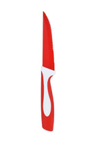 Steak Knife Red/Brown 4inch